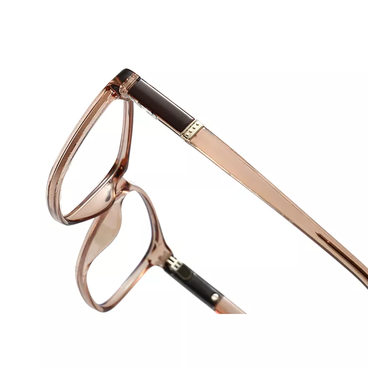 TR90 Chic Square Metal Accessories Optical Frames