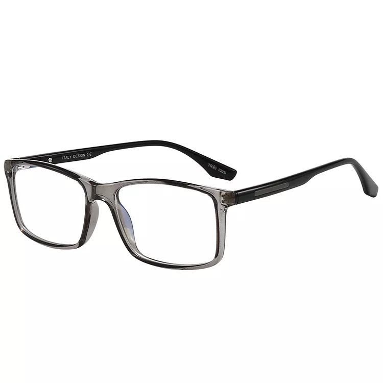 Gafas con incrustaciones de metal estilo empresarial TR90 Elite rectangulares