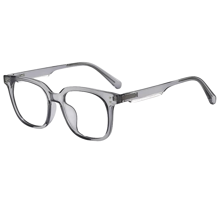 Monturas flexibles de gafas cuadradas transparentes TR90